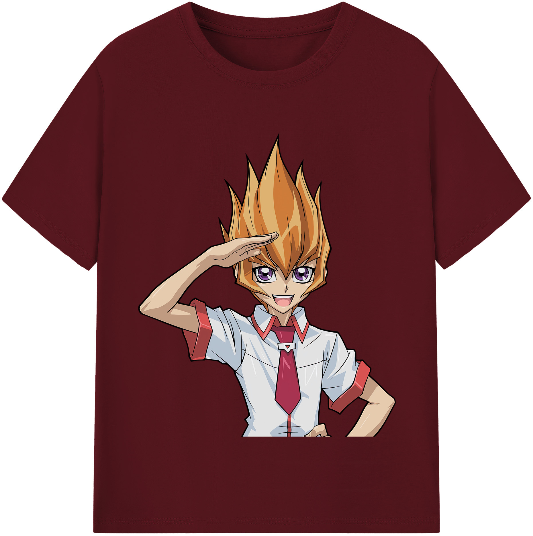 （画像用） 遊☆戯☆王 Yu-Gi-Oh! 綿100％半袖Tシャツ（フロントプリント）